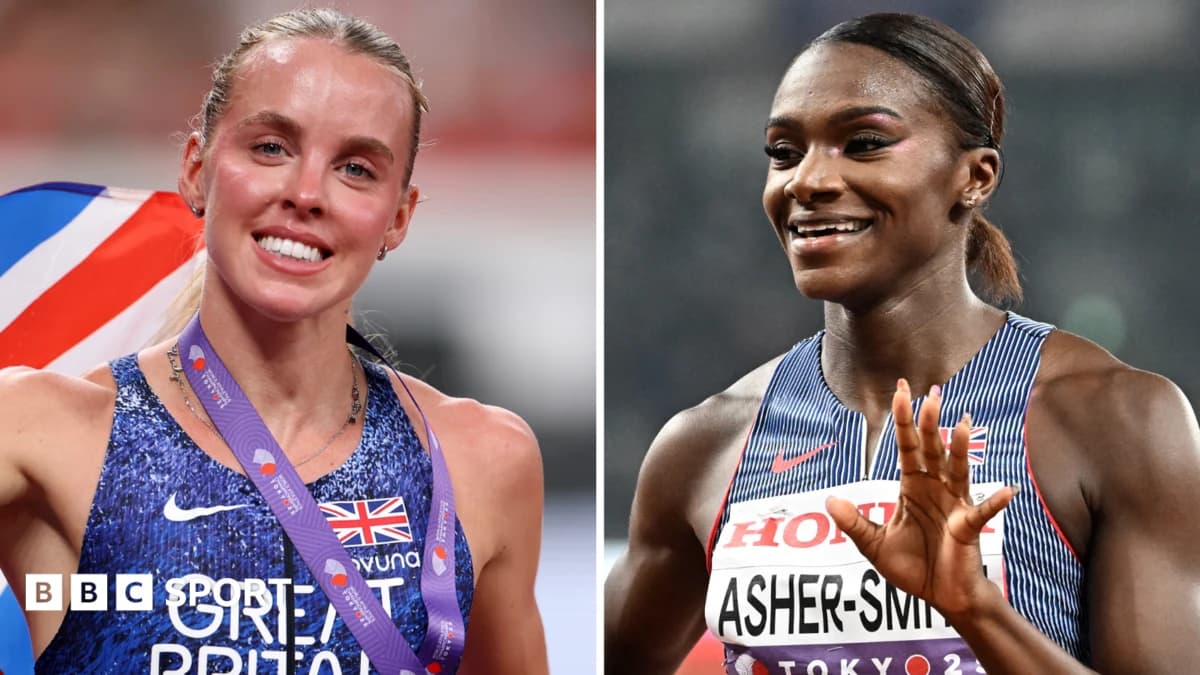Keely Hodgkinson & Dina Asher-Smith in Great Britain's European Athletics Championships squad