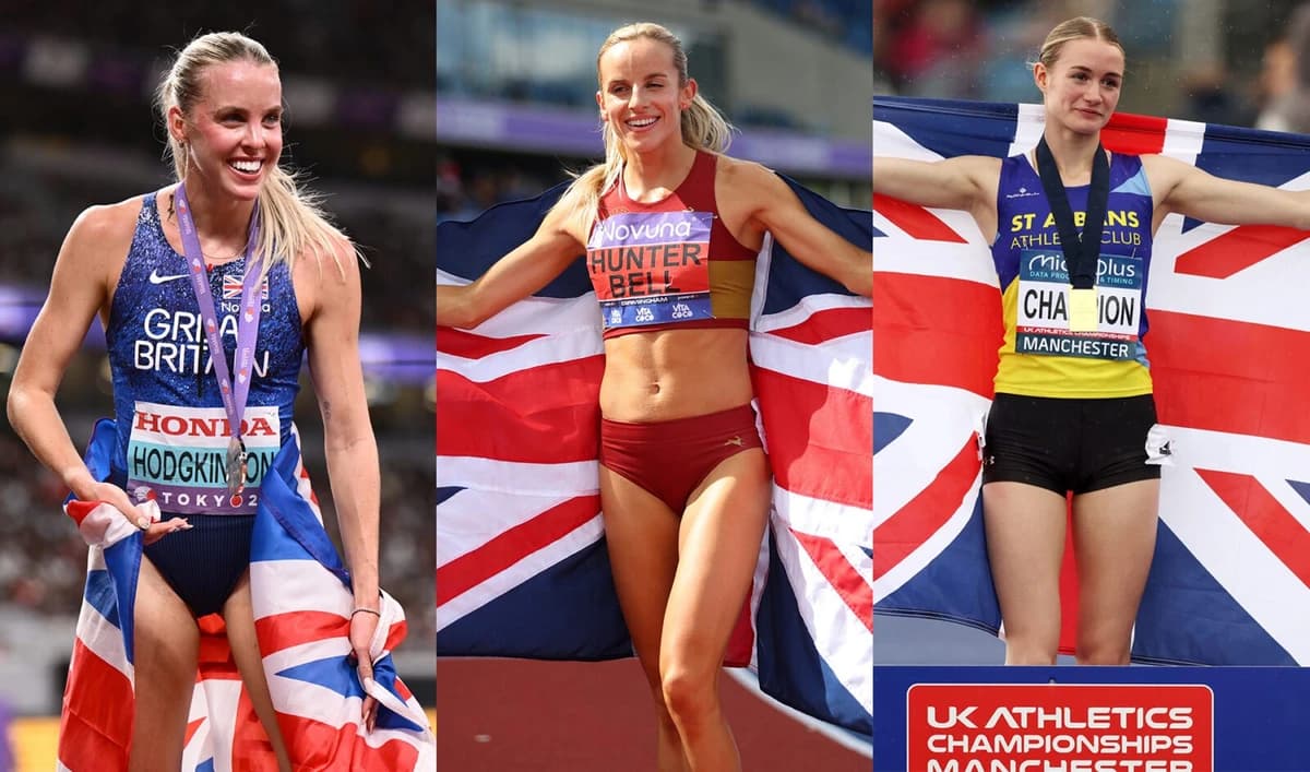 Keely Hodgkinson v Georgia Hunter Bell v Phoebe Gill in London