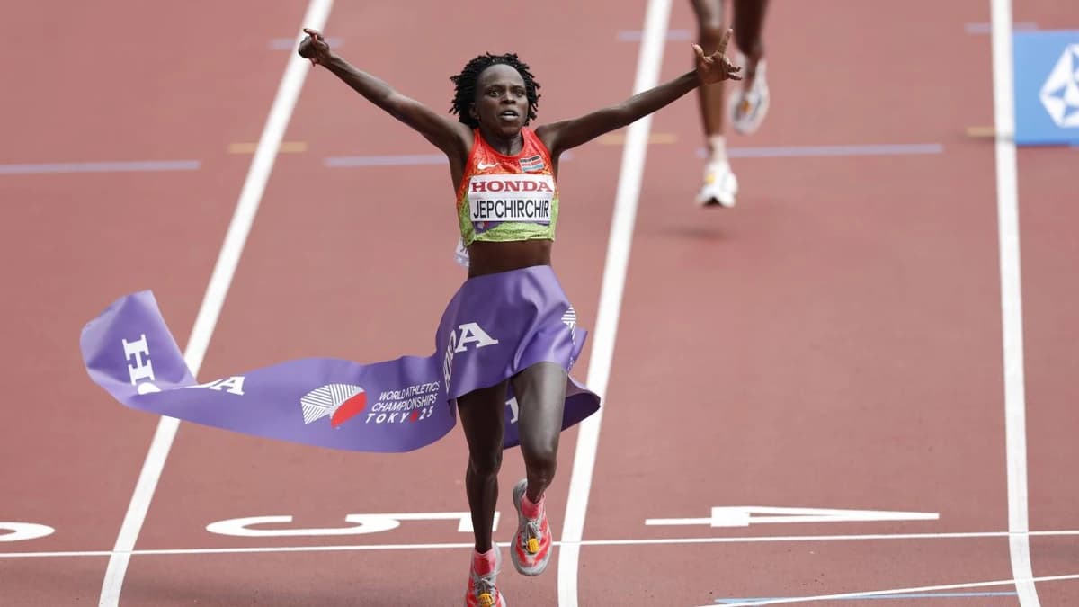Kenyanca Peres Jepchirchir, campioana mondială și olimpică la maraton, suspendată pentru dopaj!