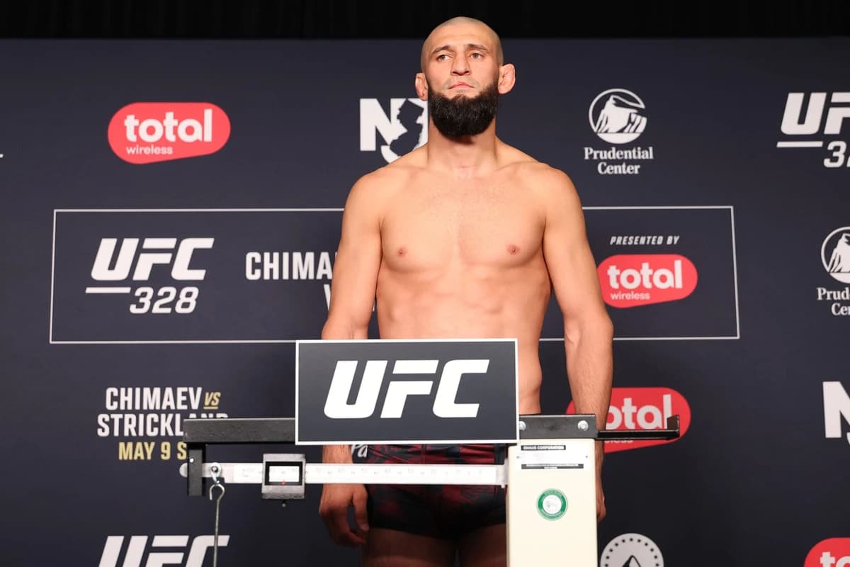 Khamzat Chimaev had to quickly cut 14 pounds before UFC 328 due to error his team made says official