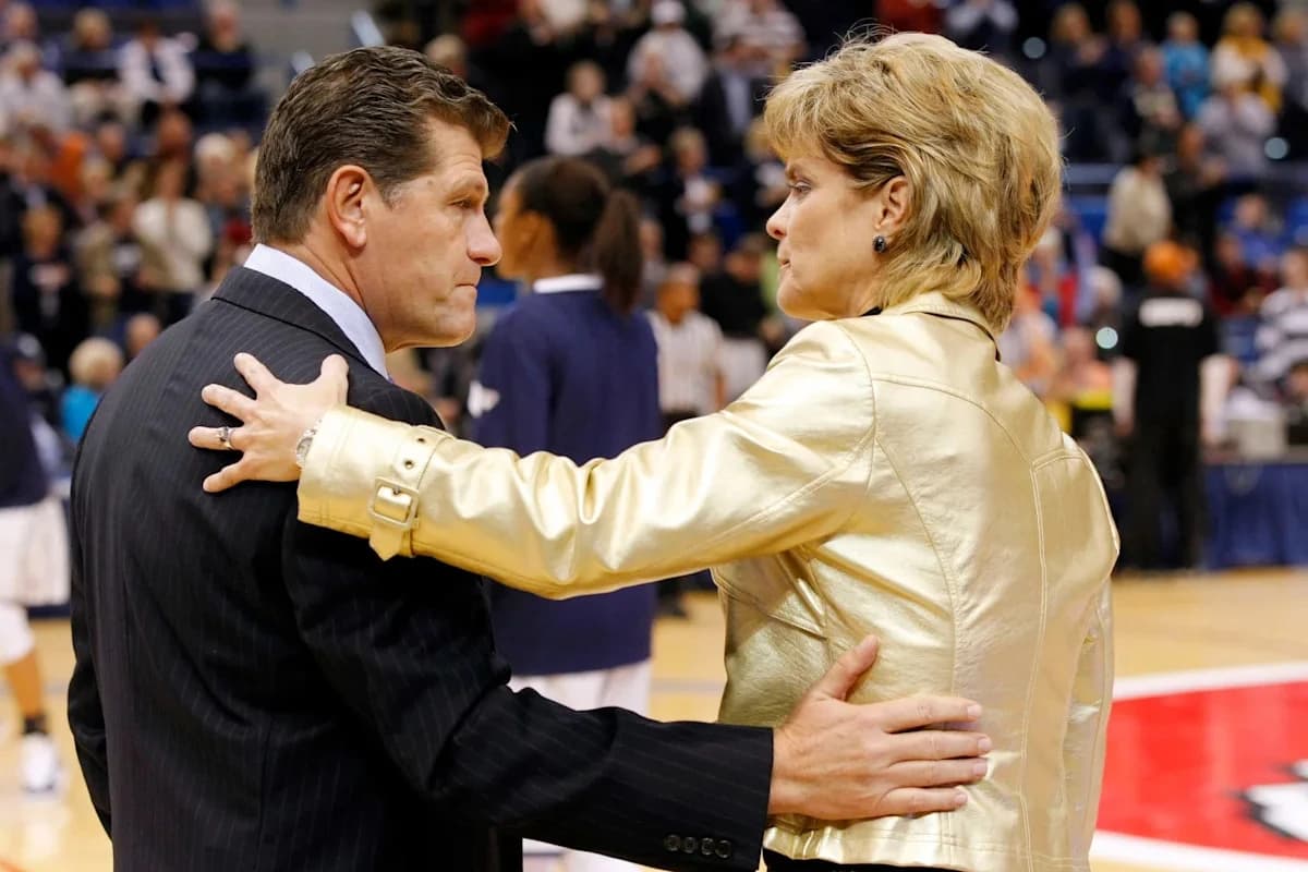 Kim Mulkey v Geno Auriemma. LSU to face UConn in Nashville this season