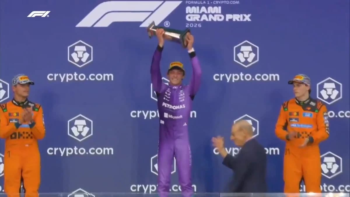 Kimi Antonelli becomes the 2026 Miami GP winner at Formula 1 Miami Grand Prix