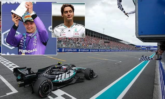 Kimi Antonelli is proving a mighty big thorn in Mercedes team-mate George Russell's F1 world-title h