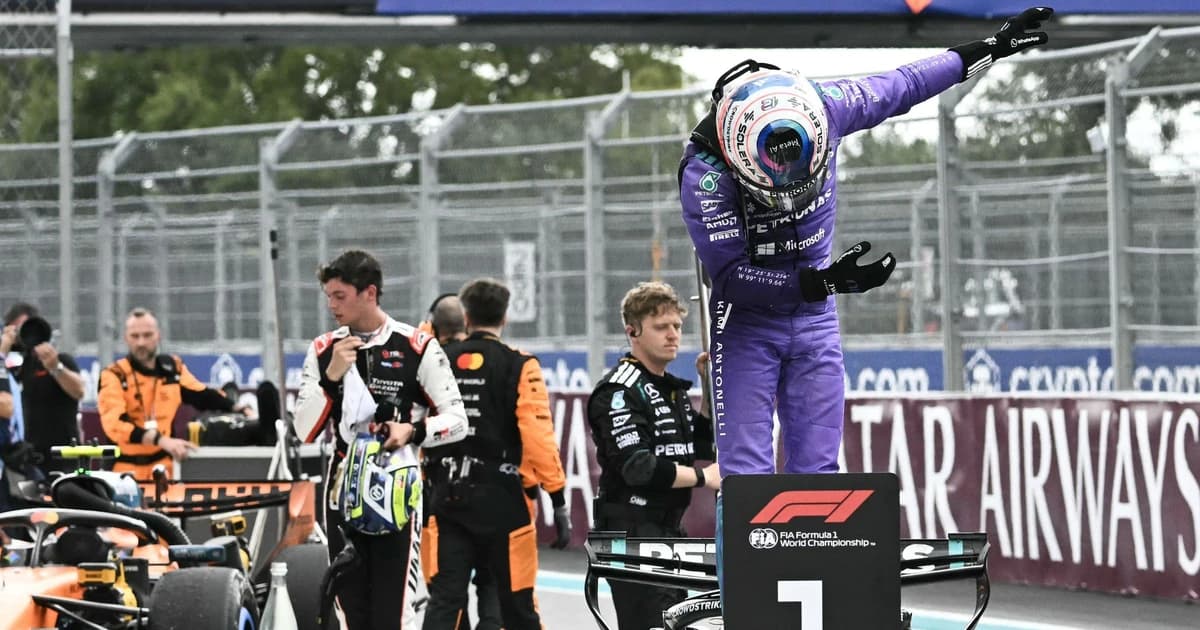 Kimi Antonelli scrie istorie! A 3-a victorie consecutivă obținută de italian în Formula 1