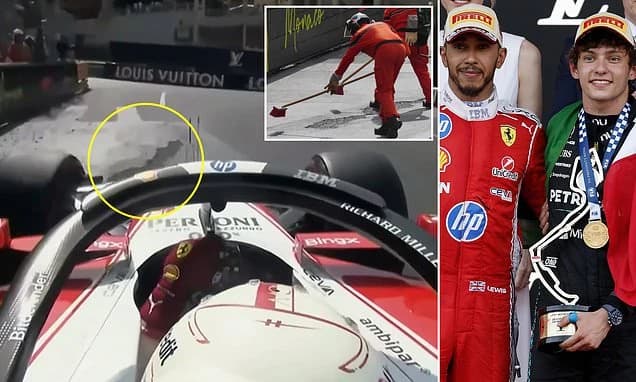 Kimi Antonelli WINS the Monaco GP with Lewis Hamilton second - after chaotic race is earlier suspend