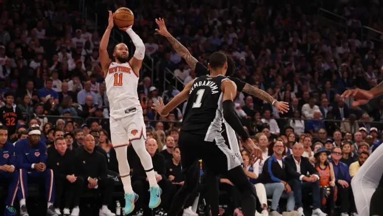 Knicks vs. Spurs live score, updates, highlights from 2026 NBA Finals Game 5