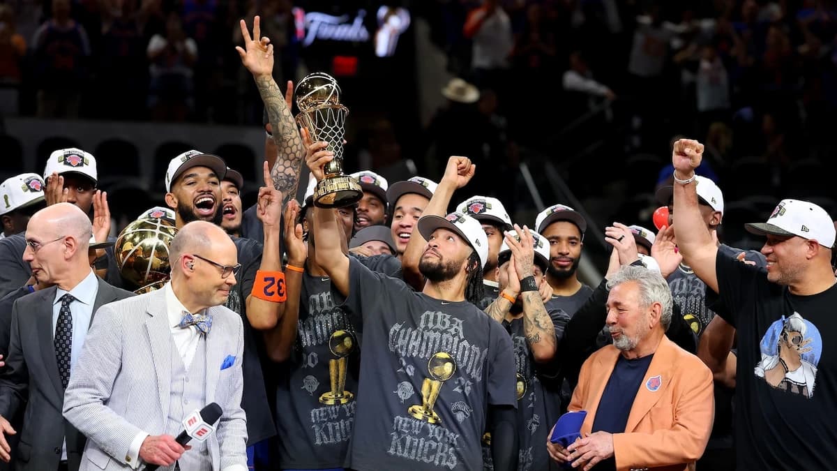Knicks win 1st NBA championship in more than 50 years, setting off pandemonium in NYC - ABC News