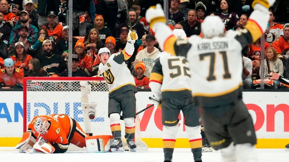 Knights finish off Ducks in 6 to make West finals