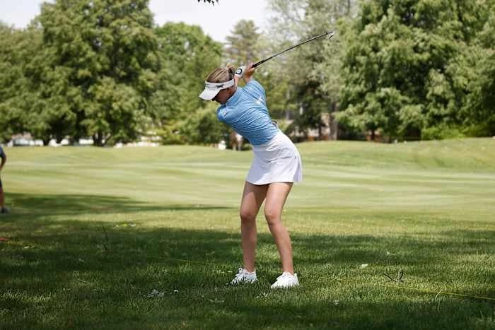 Korda and Cowan 2 back in LPGA team event. Inkster advances to weekend at record age of 66