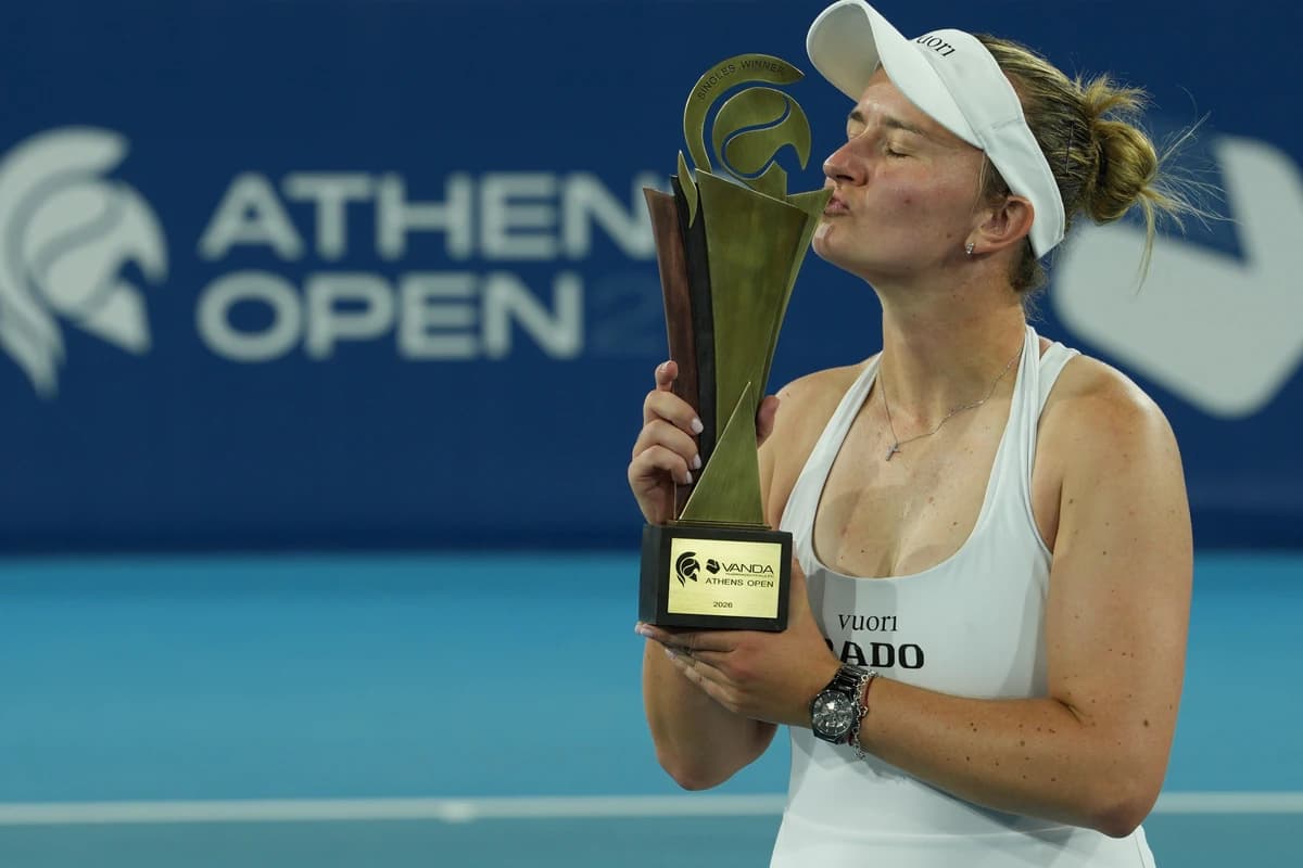 Krejcikova halts Greek hopes, beats Sakkari in Athens for 9th WTA singles crown