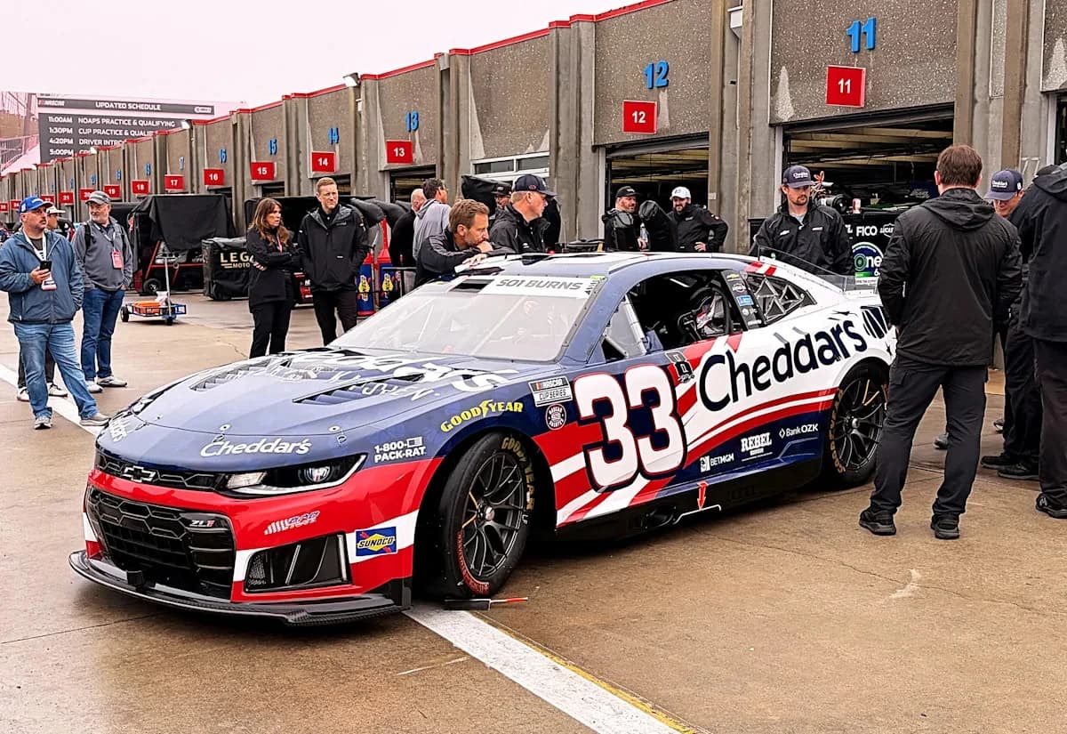 Kyle Busch’s car unloaded first at Charlotte in somber moment for NASCAR