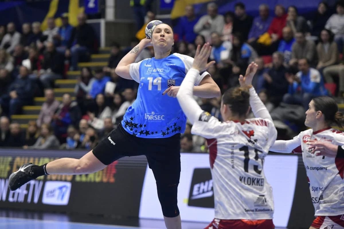La 4 zile după calificarea în Final 4, CSM București a zdrobit-o pe CSM Galați și pune presiune pe G