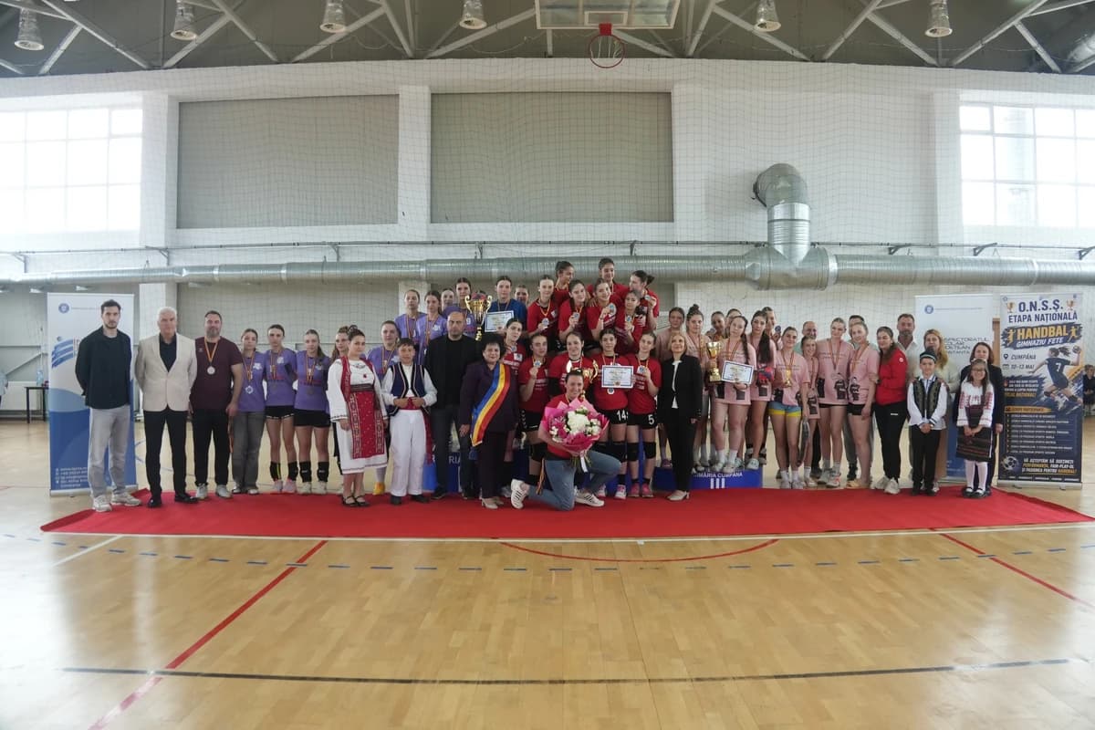 La Cumpăna s-a încheiat Etapa Națională a Olimpiadei Naționale a Sportului Școlar la handbal feminin