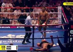 La primul meci de la accidentul tragic, Anthony Joshua l-a făcut KO pe adversar în runda a 2-a