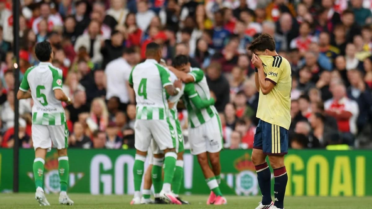 Lacklustre Arsenal beaten by Betis in pre-season