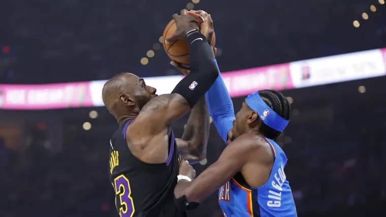 Lakers vs. Thunder live score, updates, highlights from 2026 NBA Playoffs series