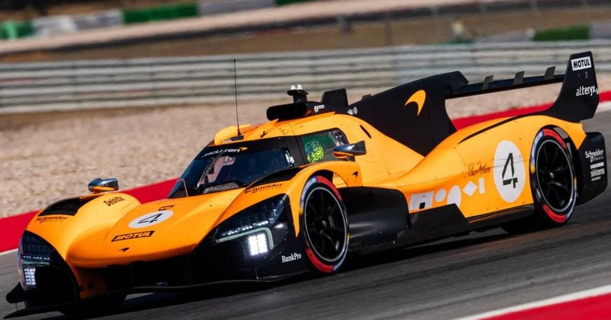 Lando Norris joins the McLaren Hypercar Team for WEC track test in Algarve