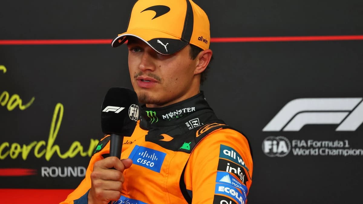 Lando Norris sets target for Belgian GP fightback after grid penalty