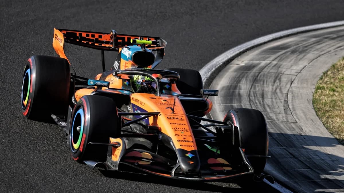 Lando Norris surprises Ferrari to emerge fastest in FP3 Hungarian GP