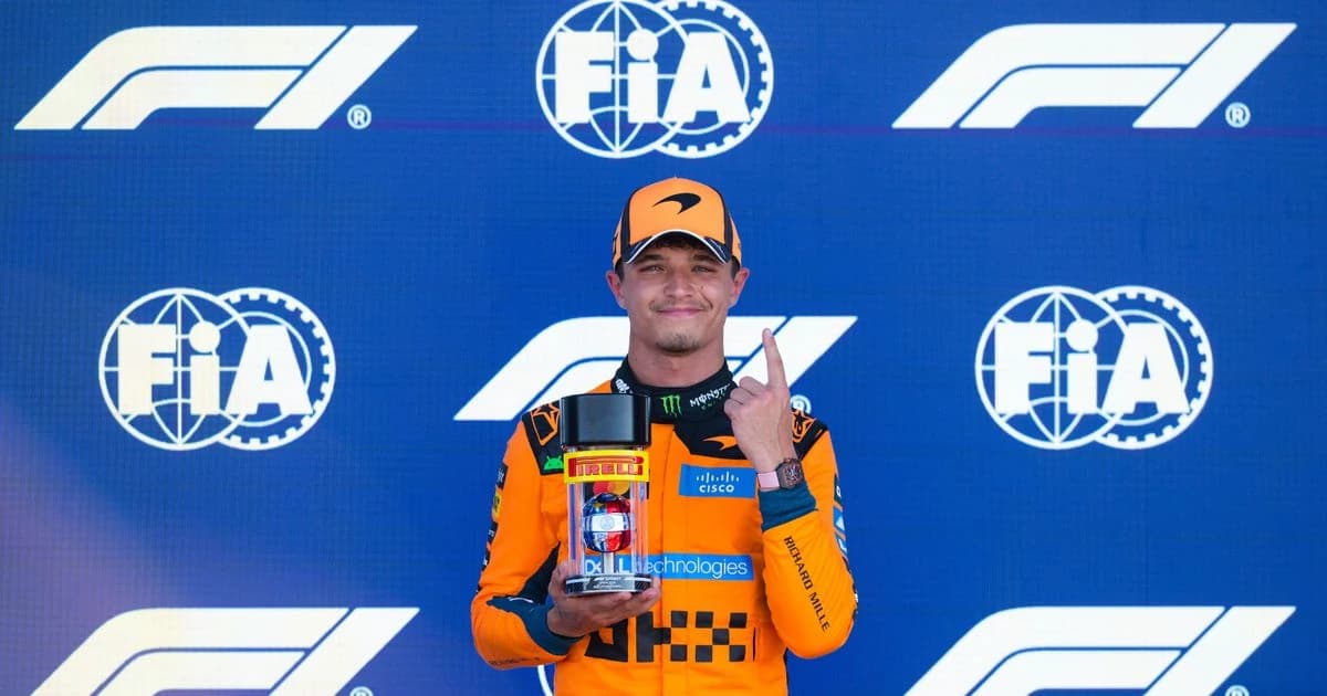 Lando Norris takes pole for Miami sprint race as Mercedes face pressure