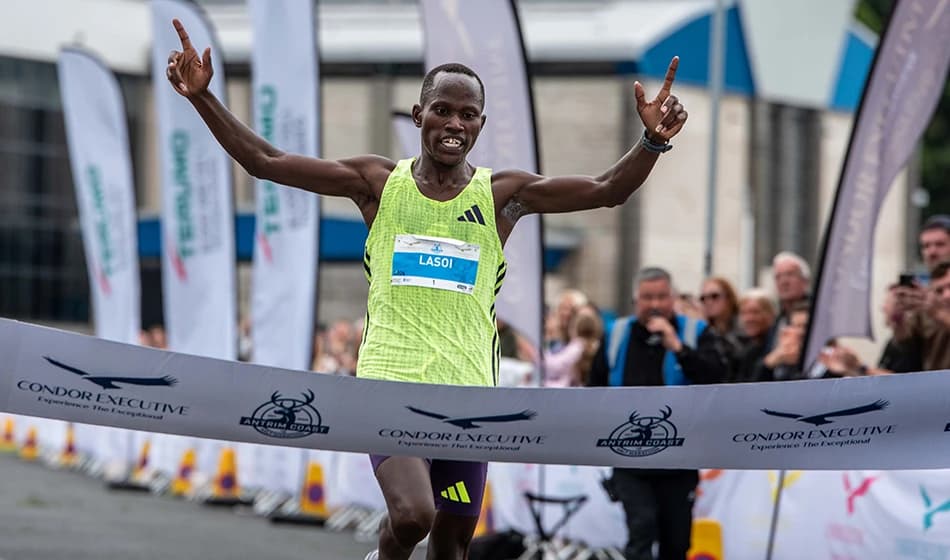 Lasoi leads Kenyan surge to course record in Antrim Coast