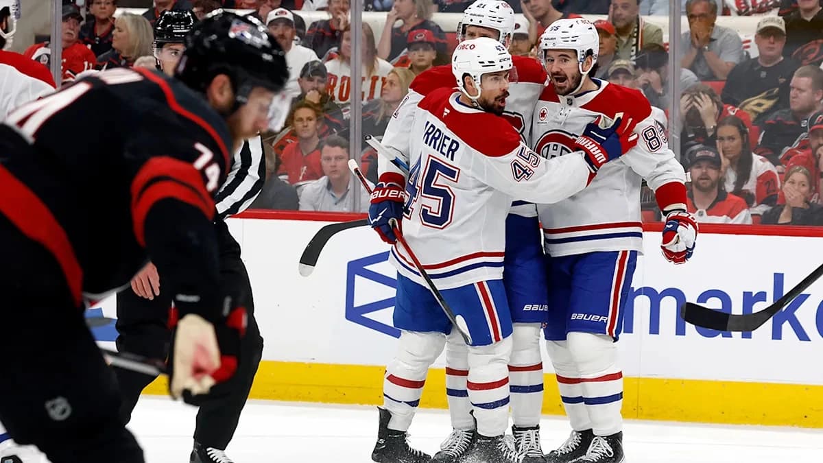 Leaky Canes fall 6-2 to Montreal in Game 1 of Eastern Conference Finals