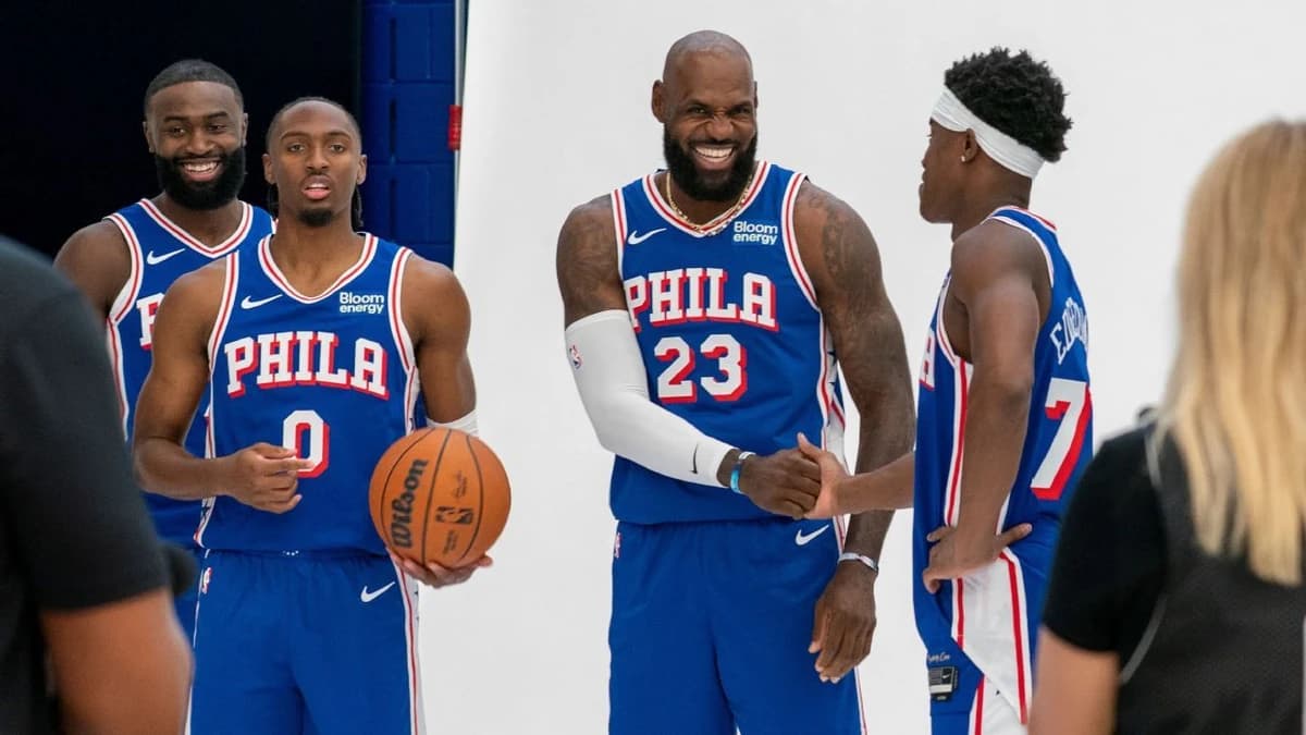LeBron James calls scrimmage 'great first step' for new-look 76ers