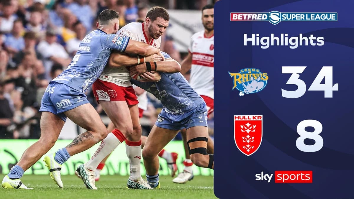 Leeds Rhinos 34-8 Hull KR | Super League highlights