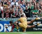 Leicester hit Northampton for six as league leaders crumble in fiery derby