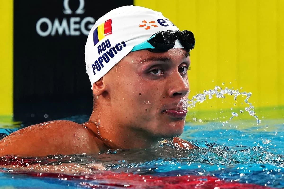 L'Equipe nu s-a ferit de cuvinte, după ce David Popovici s-a calificat în finala 100 m liber cu un n