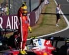 Lewis Hamilton delights home crowd with pole position for British Grand Prix sprint race