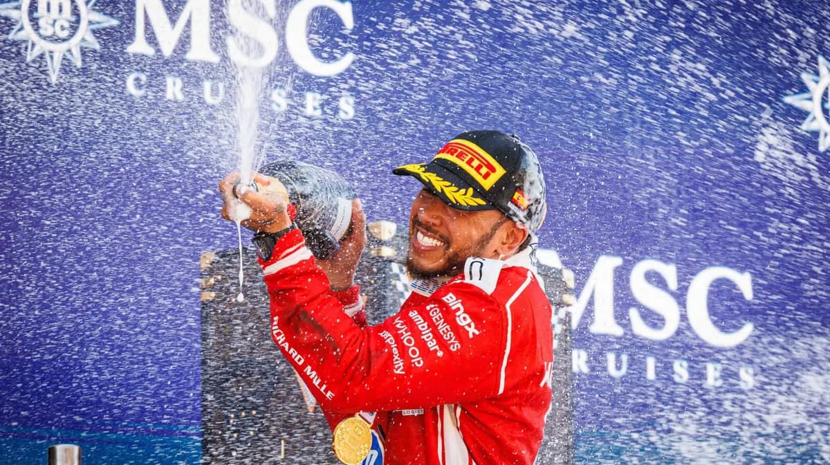 Lewis Hamilton drops surprise injury admission after emotional Ferrari win