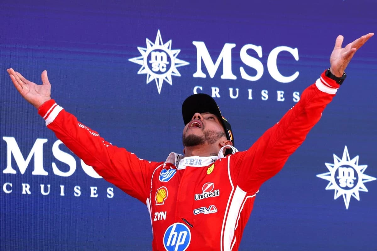 Lewis Hamilton revels in script-changing Ferrari win: ‘My heart was exploding with joy’