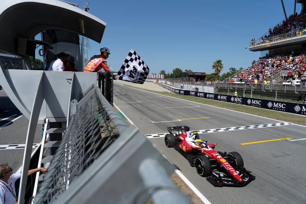 Lewis Hamilton wins Formula 1 race in Spain in 2026, full results