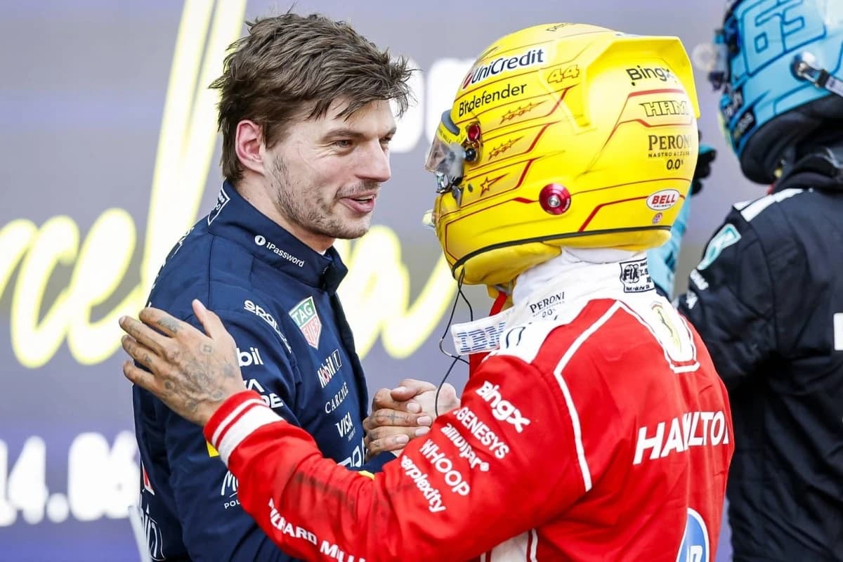 Lewis Hamilton's three-word message to Max Verstappen after Austrian Grand Prix scrap