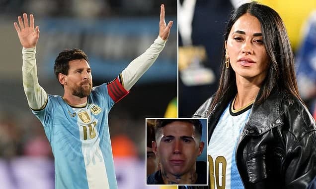 Lionel Messi leaves Argentina stars and fans in tears as he pays poignant tribute to his late father