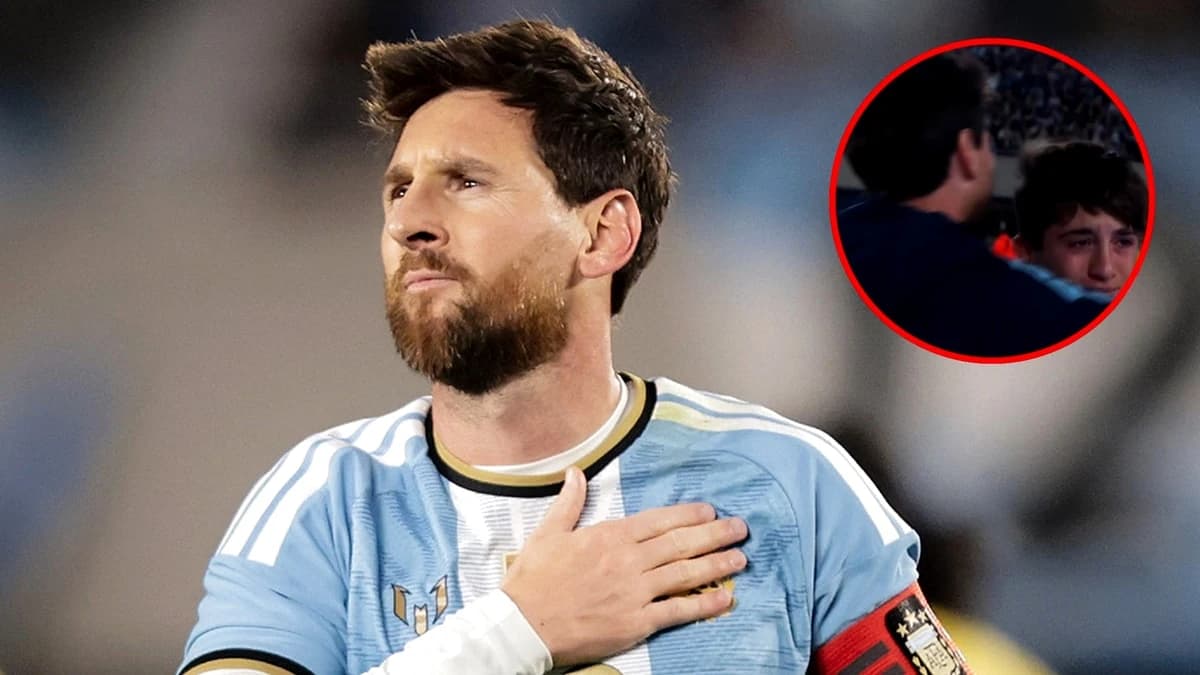Lionel Messi, moment copleșitor! A trebuit să-și consoleze fiul, Thiago, care a izbucnit în plâns. V