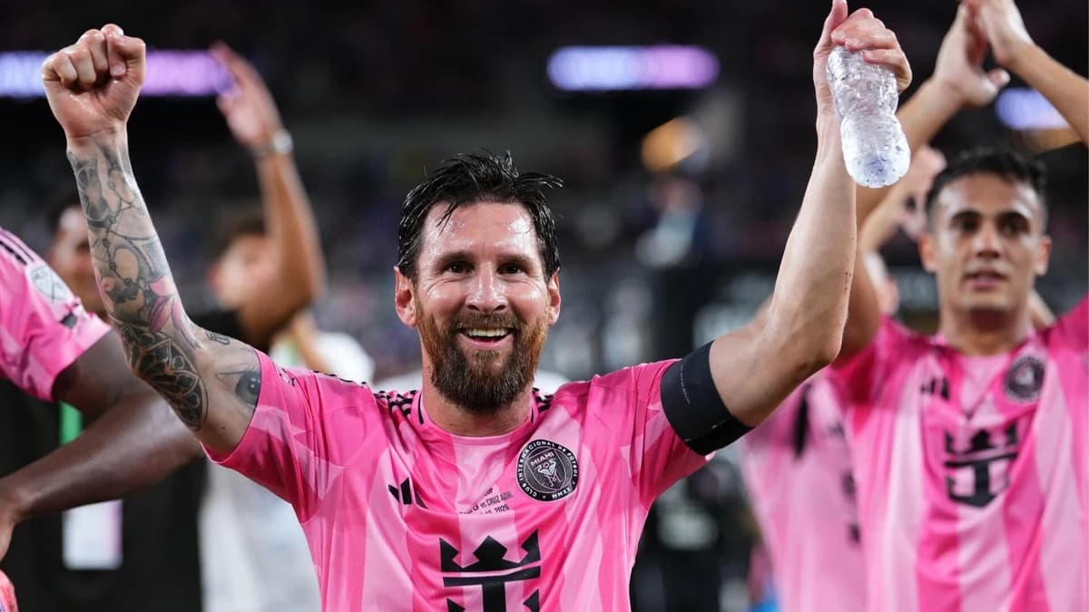 Lionel Messi's 100th Inter Miami goal seals Campeones Cup final victory over Cruz Azul