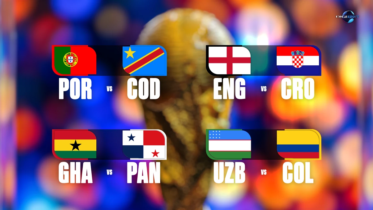 LIVE BLOG Cupa Mondială 2026, ziua 7 | Cristiano Ronalo intră în scenă. Anglia - Croația, "capul de