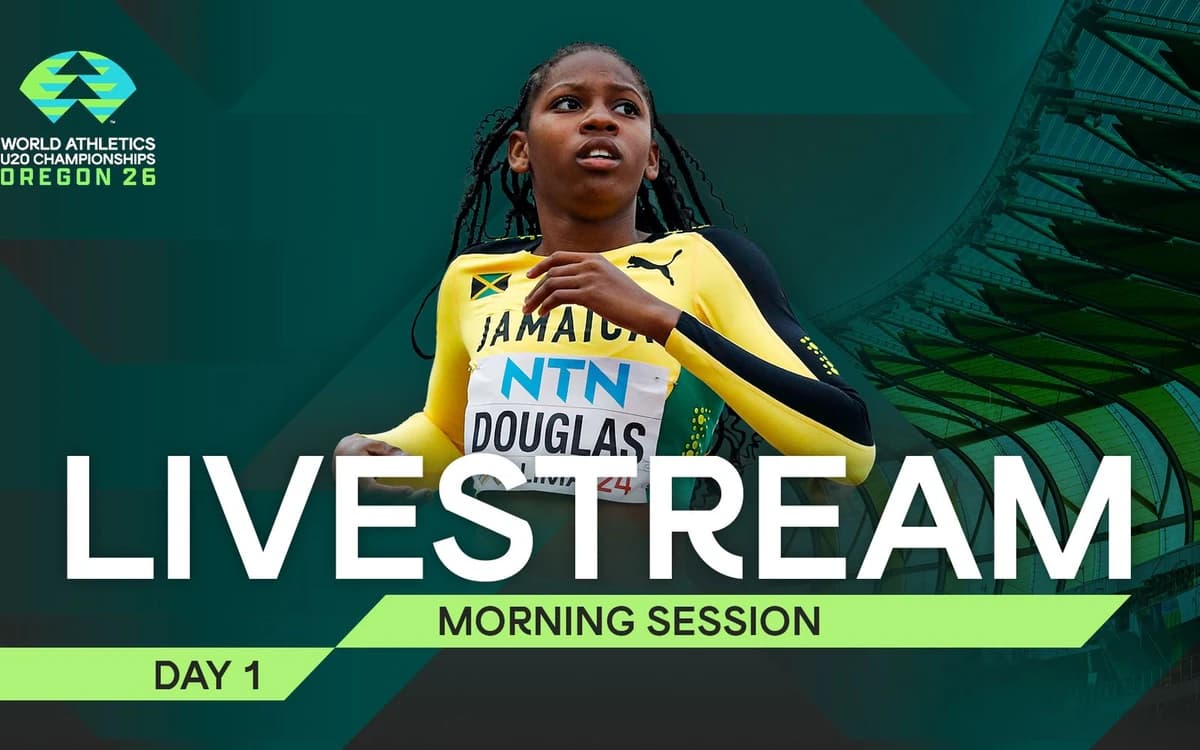 Live now! | World Athletics U20 Championships Oregon 26 - Day 1 Morning Session