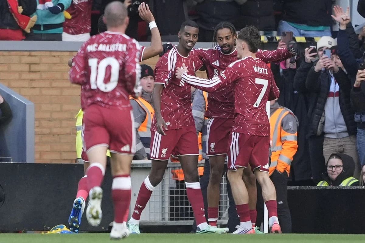 Liverpool secure first league win at home with comfortable victory over Brighton