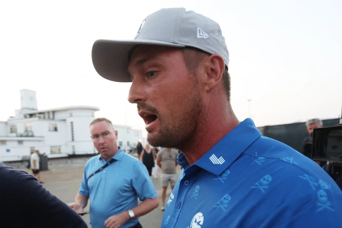 Livid Bryson DeChambeau given two-shot penalty at The Open for ‘improving lie’