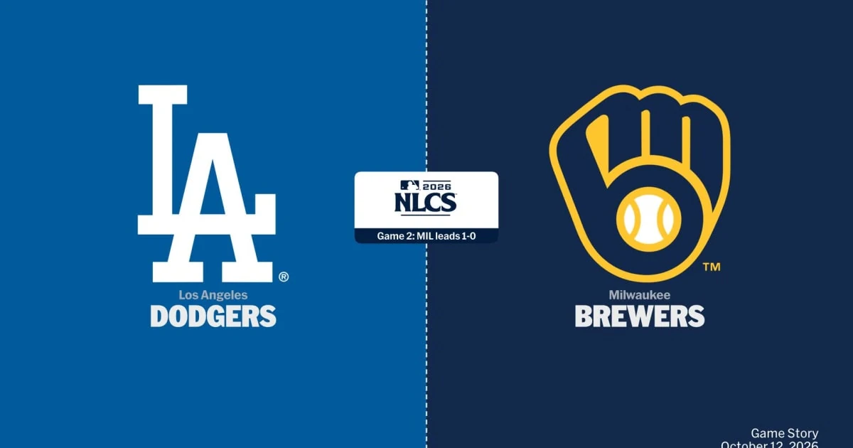 Los Angeles Dodgers at Milwaukee Brewers Game Story, Scores/Highlights - 10/12/2026