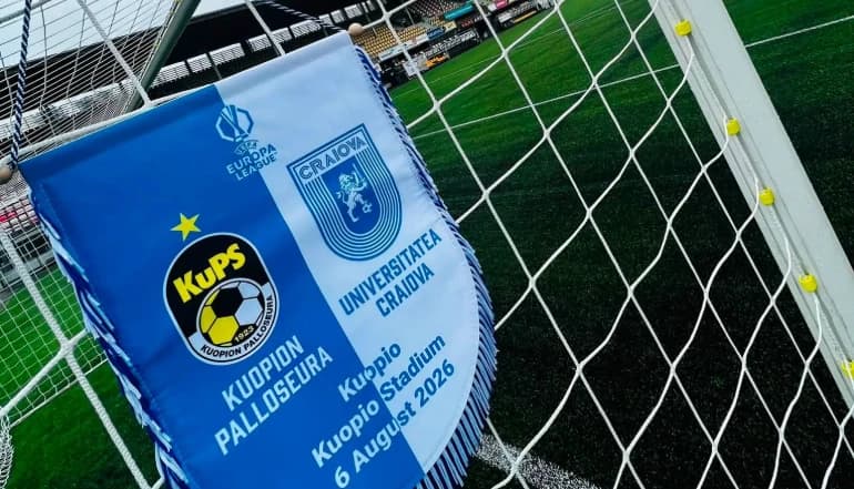 Lotul Universității Craiova la meciul cu KuPS din Europa League: reveniri importante