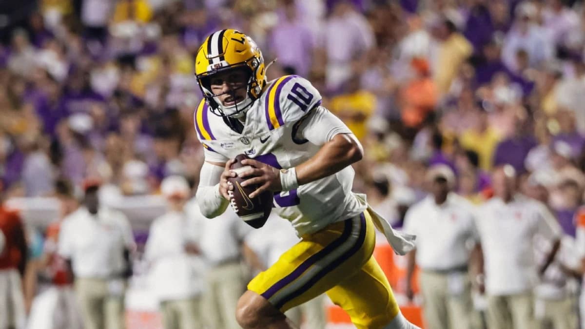 LSU QB Leavitt unexpectedly listed as doubtful for Ole Miss rivalry game