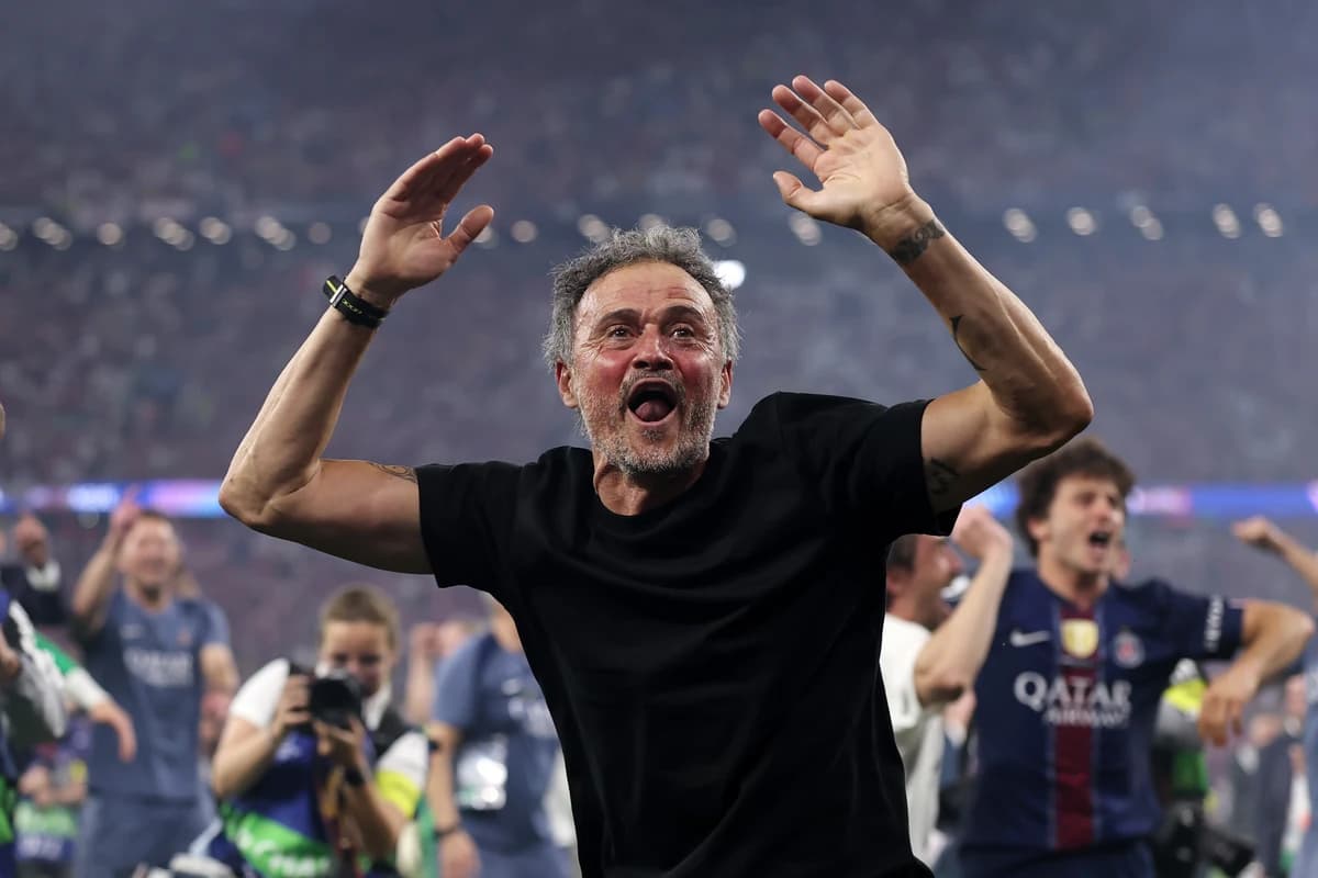 Luis Enrique a reacționat, după ce a câștigat al doilea trofeu consecutiv Champions League cu PSG
