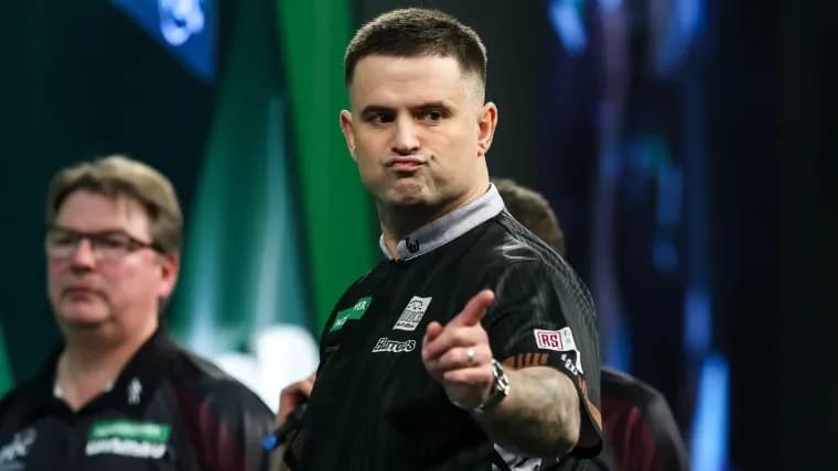 Luke Woodhouse ends long wait for maiden PDC darts title at Players championship 18