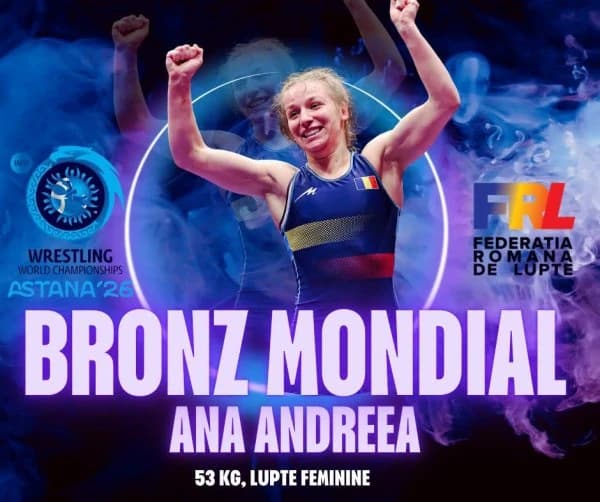 Lupte: Andreea Ana, o nouă medalie mondială de bronz
