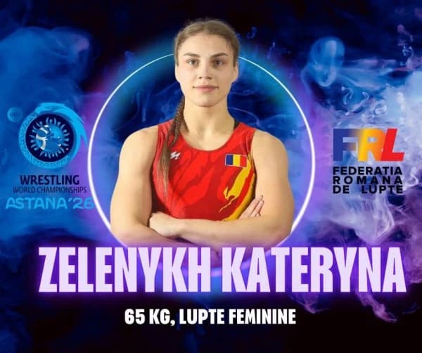 Lupte: Katerina Zelenykh, eliminată în primul mecu la Campionatele Mondiale de la Astan