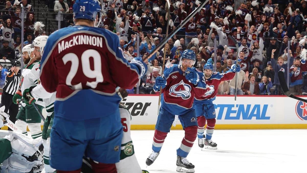 MacKinnon has 3 points, Avalanche defeat Wild in Game 2 of Western 2nd Round